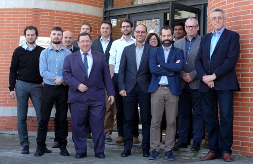 Technical Board (SB) and Supervisory Board (SB) at the first progress meeting, hosted by Centro Laser de la Universidad Politecnica de Madrid (UPM).